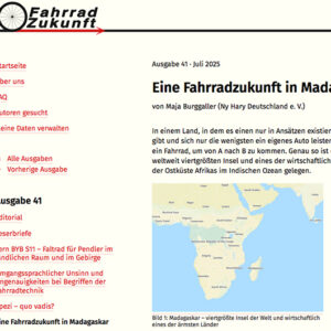 Artikel in "Fahrradzukunft"