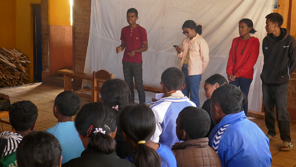Treffen der aktuellen Wohnheimschüler*innen mit Ehemaligen