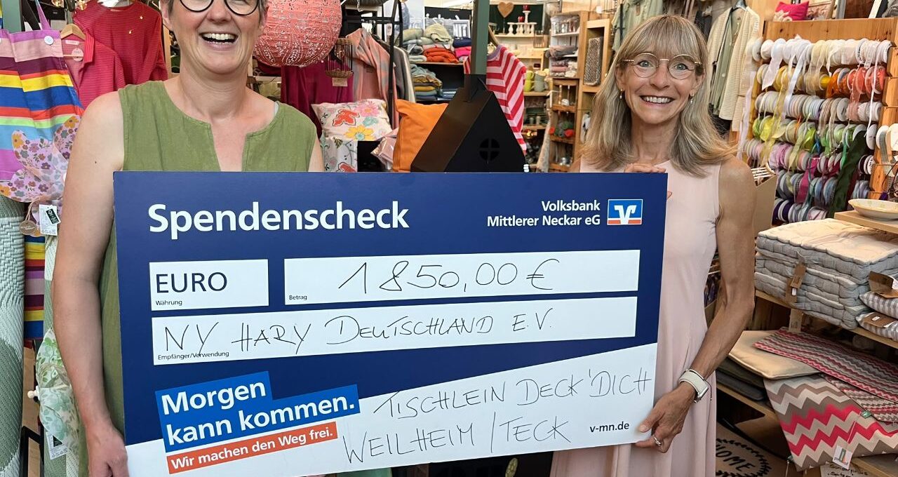 Scheckübergabe Tischlein Deck Dich